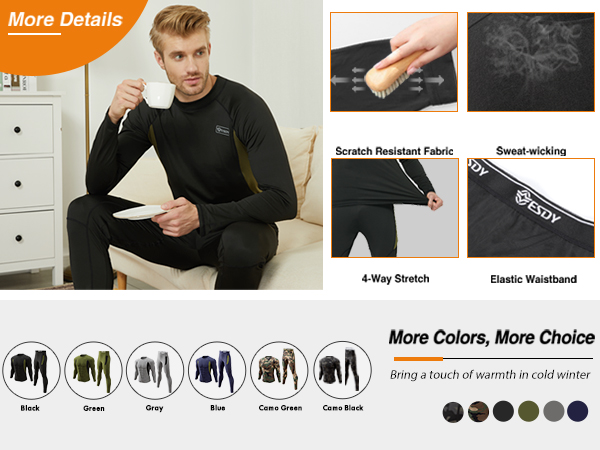 Winter Long Johns for Men