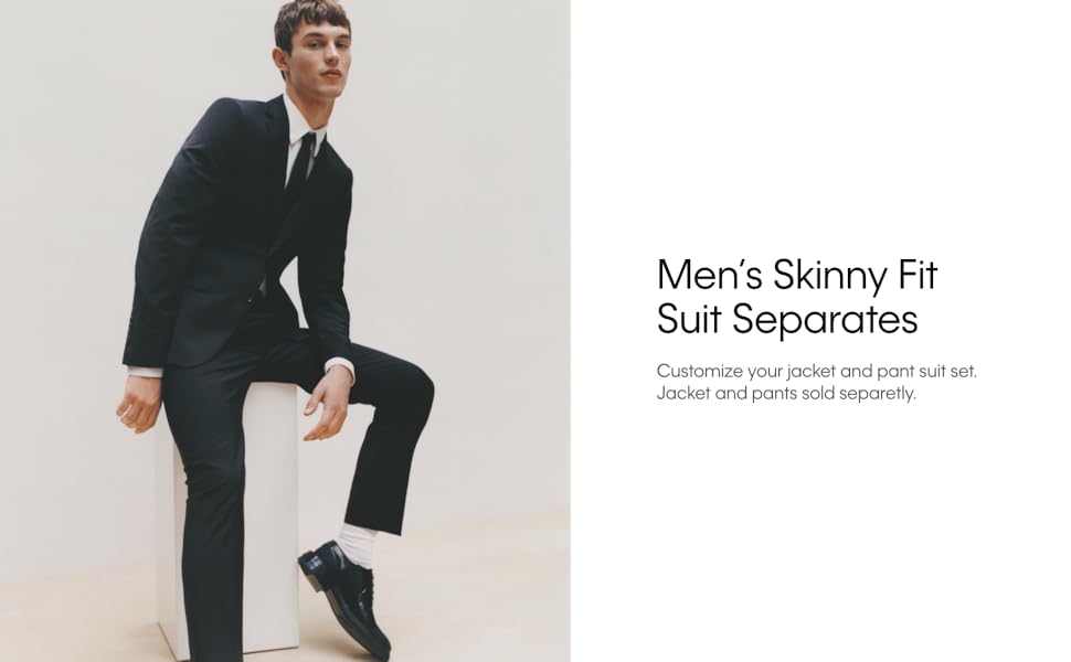 Men&#39;s Skinny Fit Suit Separates