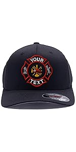 Firefighter maltese cross Flexfit hat