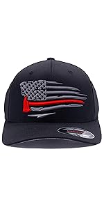 FD Axe Waving USA Flag