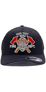 FD Helmet Cross Axes Flexfit hat