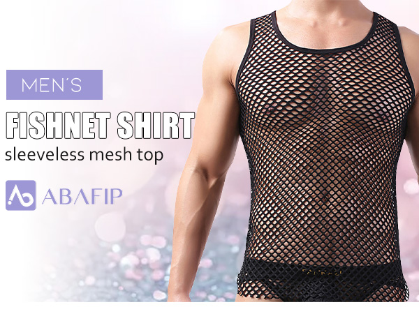 fishnet tank men