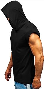 Mens Tank Top Hoodies