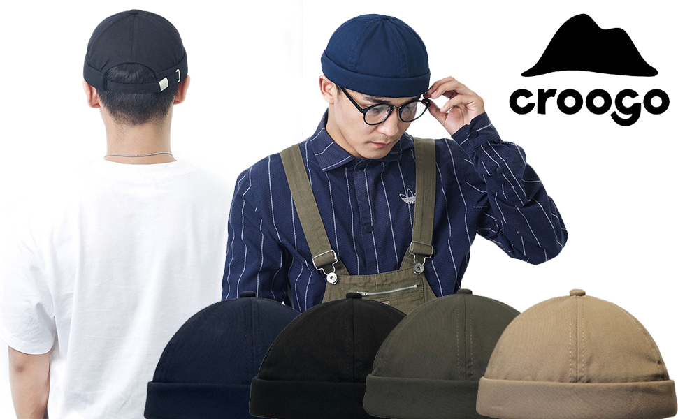 Brimless Hats Corduroy Docker Hat Commando Watch Cap No Visor Leon Hat Fashion Style Sailor Cap