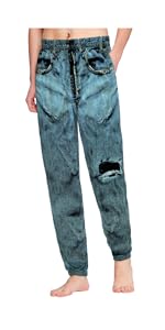 paul frank under disguise faux denim pajama pants