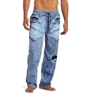 paul frank under disguise faux denim pajama pants