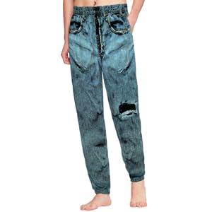 paul frank under disguise faux denim pajama pants