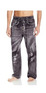 paul frank under disguise faux denim pajama pants