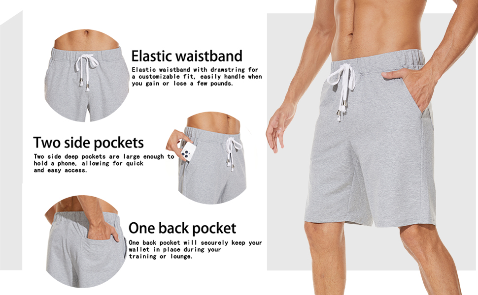 men’s white sweatshorts,shorts for men,mens 7 inch shorts,mens stretch shorts,mens shorts casual