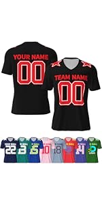 Custom Football Jersey with Star