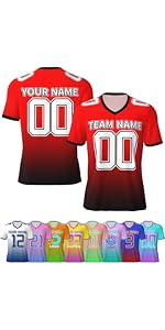 Custom Gradient Color Football Jersey