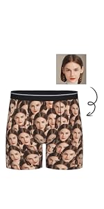 Custom Long Boxers with Face