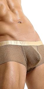 men mesh boxer