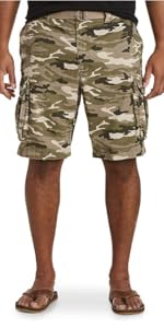 True Nation by DXL Big and Tall Cargo Shorts