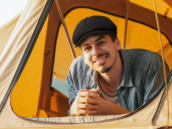 Newsboy hat