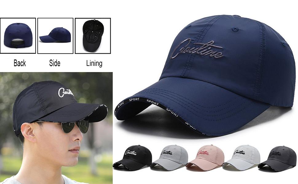 Baseball Cap Hat Running Golf Caps Sports Sun Hats Sun Protection Quick Dry Cap Mesh Sport Cap 