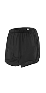 mesh see through split side men boxer shorts 