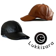 Genuine Leather Baseball Cap 2 Pack - Black and Caramel | Premium Quality Hats for Men and Women