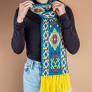 Yellowstone Aztec Printed Scarf