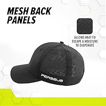 Mesh back panels