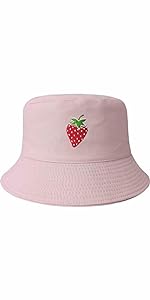 Strawberry Bucket Hat