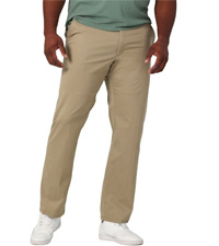 mens extreme motion regular straight pant from lee for big and tall sizes