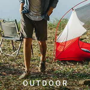 Man in casual shorts is camping. men''s cargo shorts adult shorts mens men shorts casual 