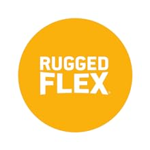 RuggedFlex technology for ease of movement