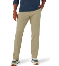 mens extreme motion relaxed taper pant from lee