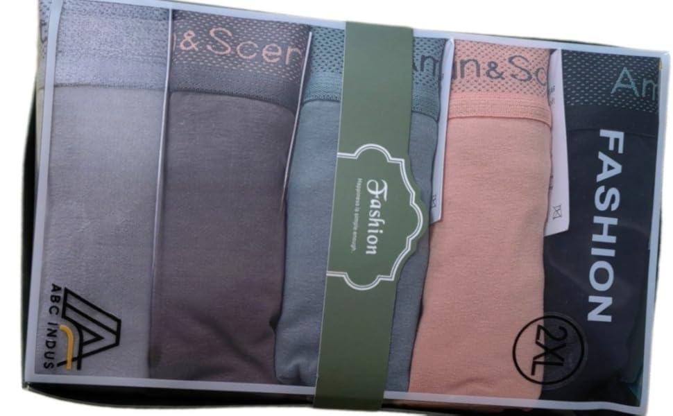 5-Pack Multi Color Boxer Briefs