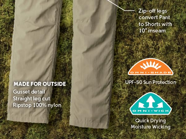 UV blocking pants for men, Omni-Shade