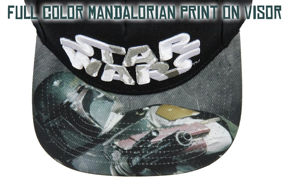 MUDHORN Mandalorian black baseball hat cosplay baby Yoda Grogu Star wars Leia Luke Skywalker father