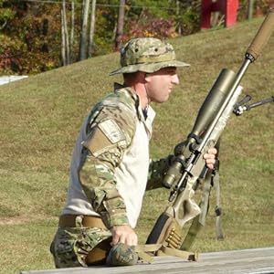 soldier holding a gun