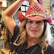 Cowgirl hat red