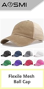 flexile mesh ball cap