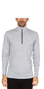 WOOLVERINO MEN''S MICRO WOOL 1/4 ZIP