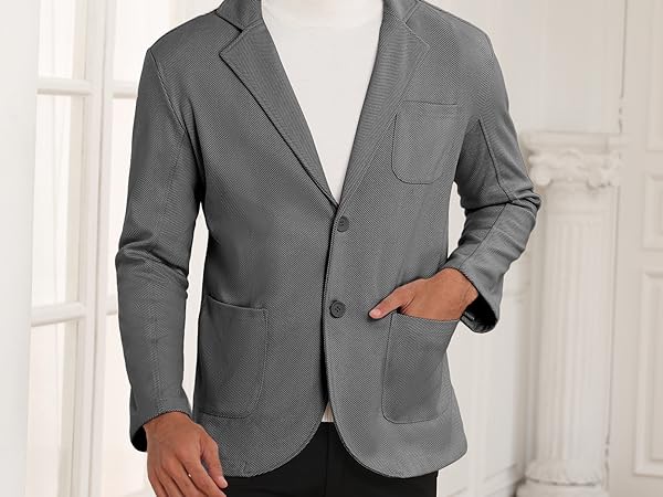 COOFANDY Mens Tweed Blazer