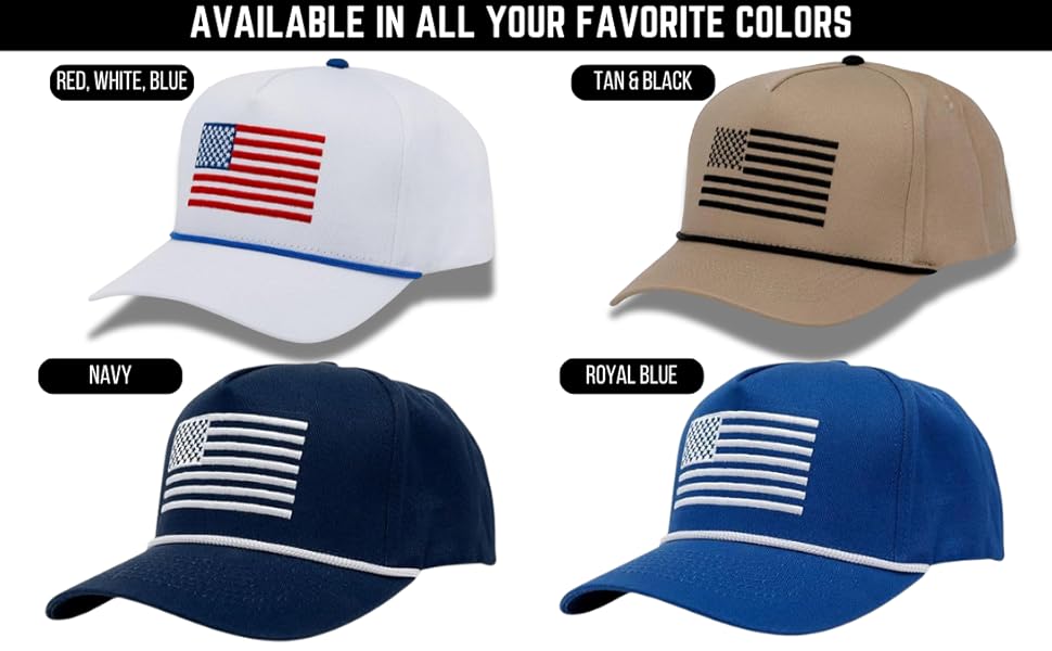 USA Flag Hat 3T1 Merica Snapback Trucker Hat