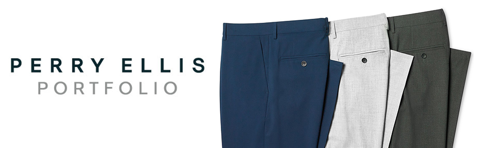 perry ellis, perry ellis portfolio, pants, dress pants, mens pants