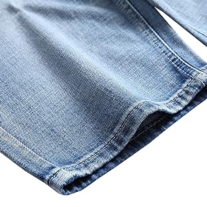 jean shorts men stretch denim relaxed fit big tall loose casual summer ripped baggy