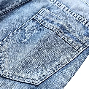 jean shorts men stretch denim relaxed fit big tall loose casual summer ripped baggy