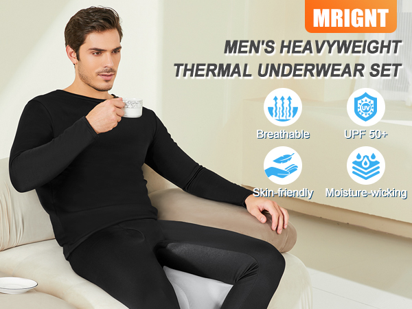 MRIGNT Thermal Underwear for Men