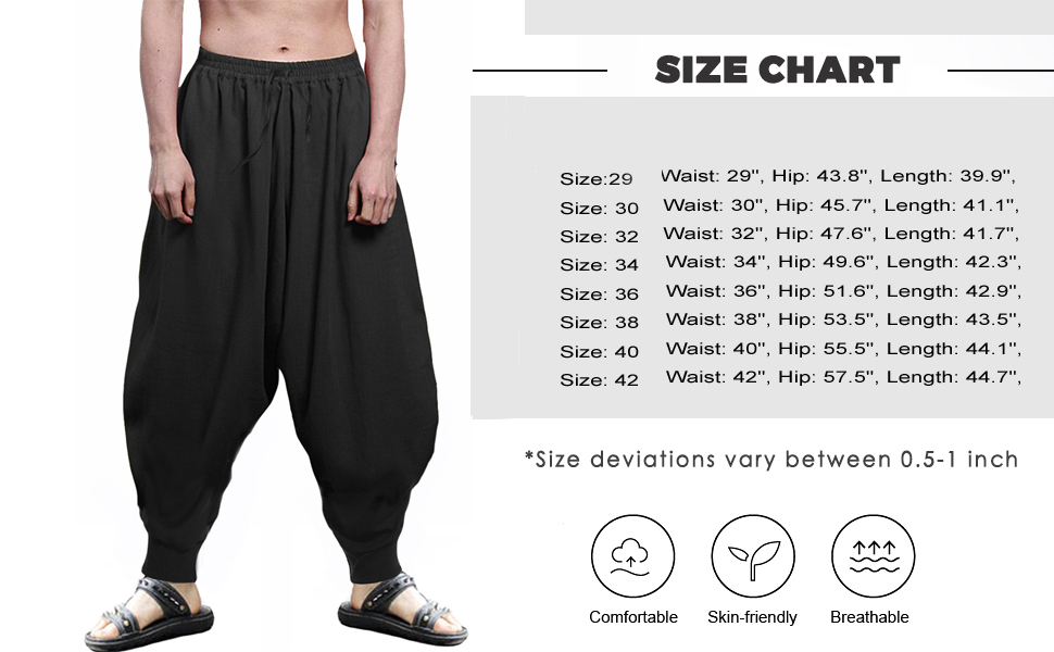 mens harem pants