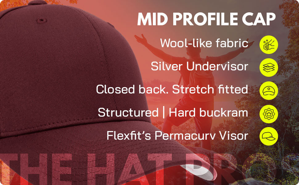 Original Flexfit Wooly Combed Ballcap Flexfit Men''s Athletic Baseball Fitted Cap