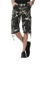  mens camo cargo shorts 