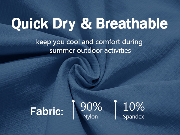 Quick Dry & Breathable