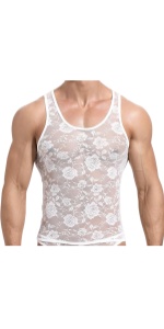 Mens Sissy Lace Shirt