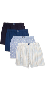 U.S. Polo Assn. Men’s Underwear – Woven Boxers with Functional Fly