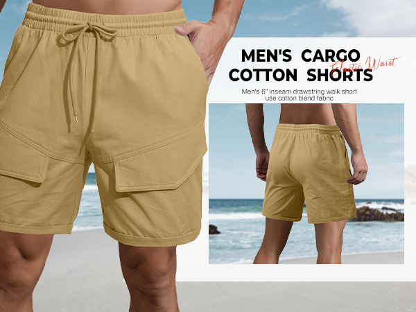 Mens cargo shorts