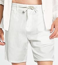 mens white shorts